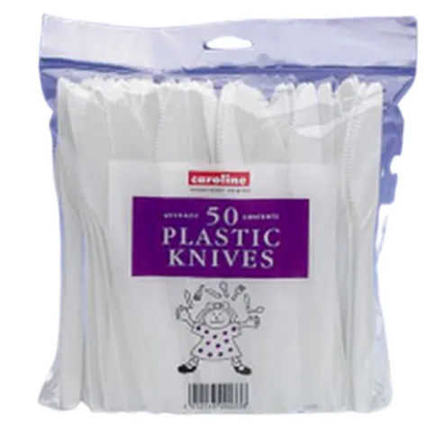Caroline Plastic Knives 50pk