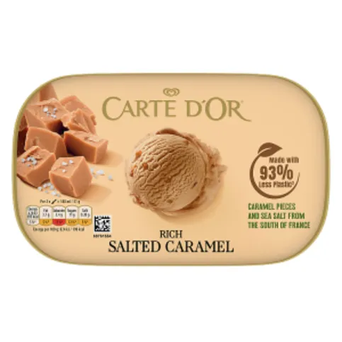 Carte D'or  Ice Cream Tub Rich Salted Caramel 900 ml