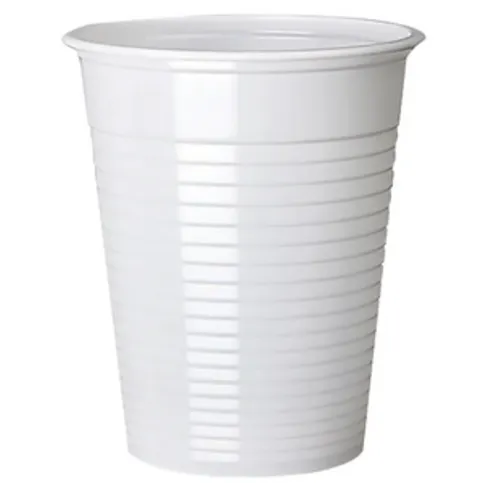 Cater Gold Plastic White Cups 70z 60 Pack