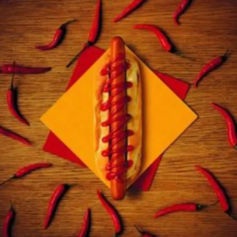 Cheese and Chilli Hotdog