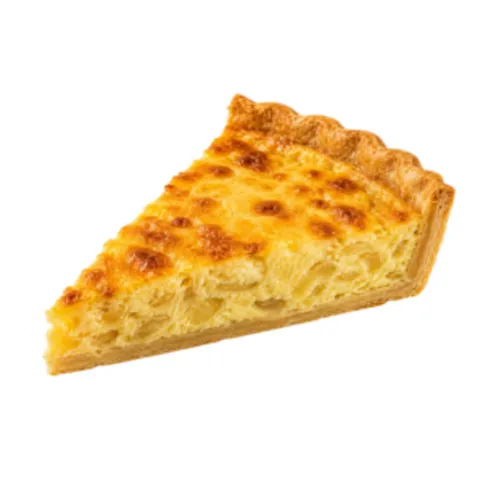 Cheese & Onion Quiche Slice