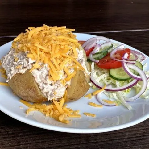 Cheese Tuna Mayo Baked Potato