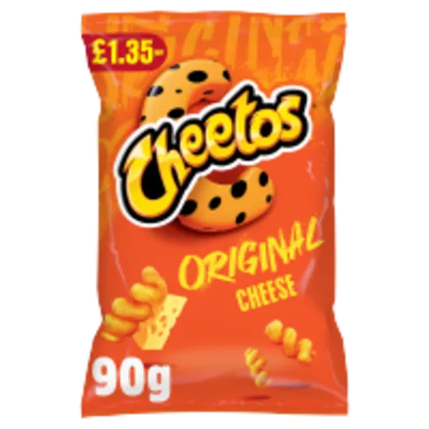 CHEETOS TWISTED ORIGINAL CHEESE PM£1.35 90G