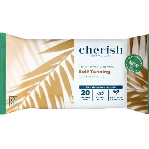 Cherish Self Tanning Wipes Bio EACH