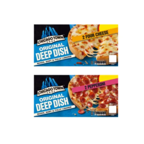 Chicago Town Deep Dish 2 Pack Pizza's - Any 2 for £4.50