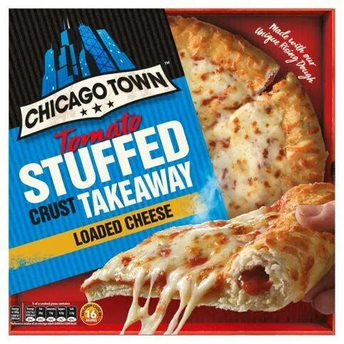Chicago Town Takeaway Stuffed Crust Cheese Medium Pizza 480g