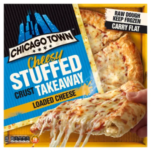 Chicago Town Takeaway Stuffed Crust Cheese Large Pizza 630g