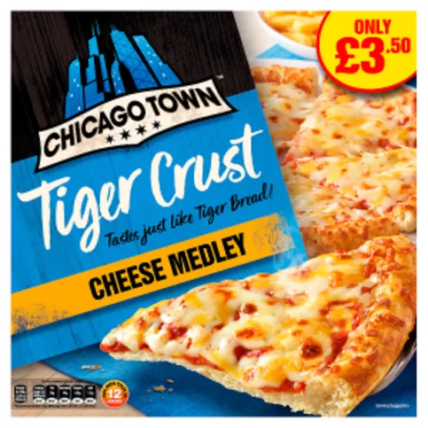 Chicago Town Tiger Crust Cheese Medley Pizza 305g
