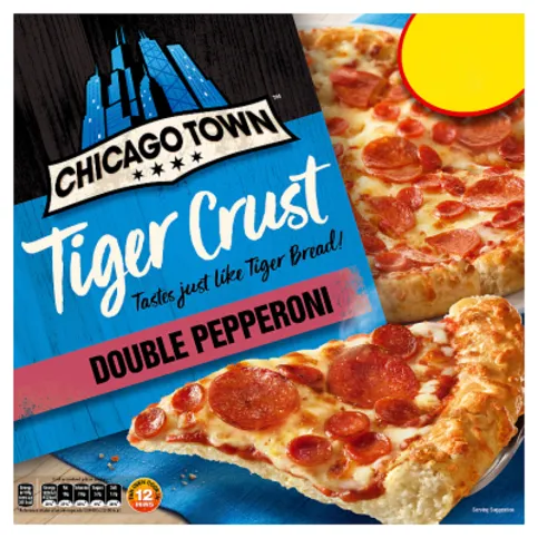Chicago Town Tiger Crust Double Pepperoni 320g