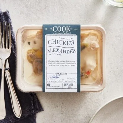 Chicken Alexander (serves 2)