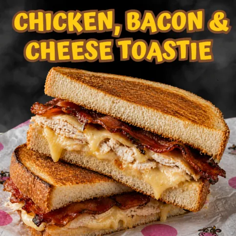 Chicken, Bacon, Cheese Toastie