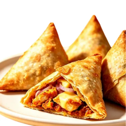 Chicken Tikka Samosa (with cheese)