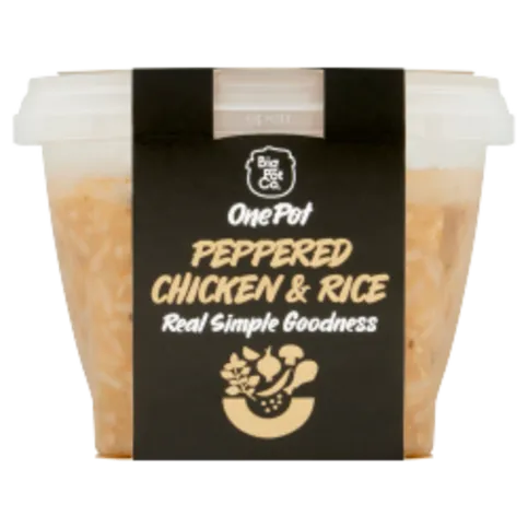 CHILLED: BIGPOTCO PEPPERED CHICK & RICE 400G