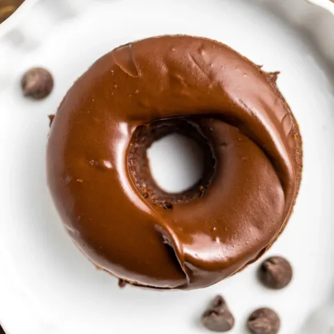 Chocolate Ice Doughnut