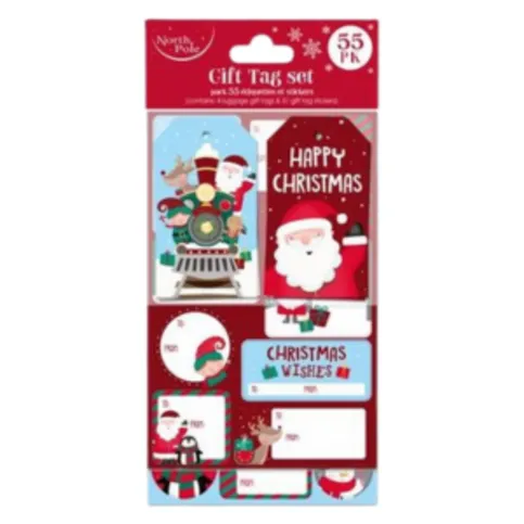 CUTE TAG AND STICKER SET 55PK