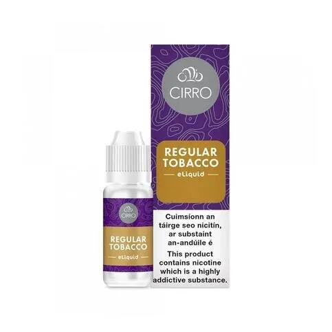 Cirro Regular Tobacco eLiquid 6mg (Vape Liquid)