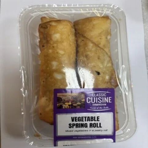 Classic Cuisine Veg Spring Roll 2's