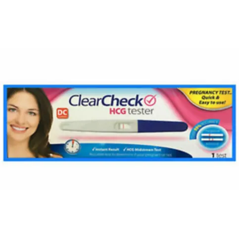 Clear Check HCG Pregnancy Test