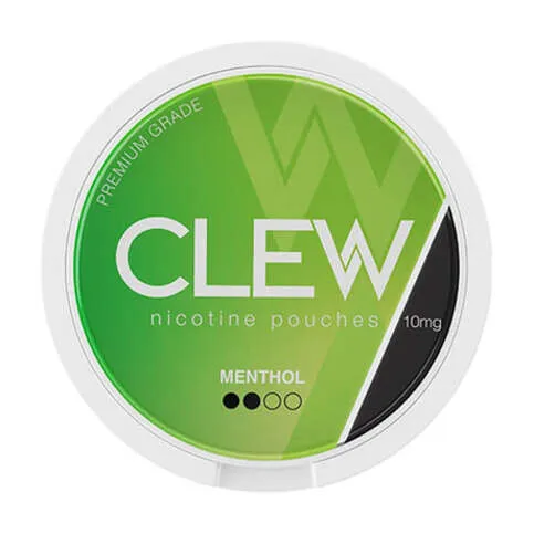 Clew Menthol Nicotine Pouches 2 Dot