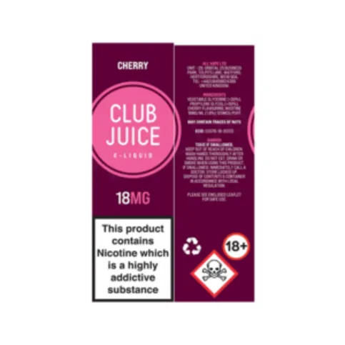 Club Juice Cherry E-Liquid 18mg