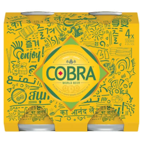 Cobra World Beer 4 x 330ml