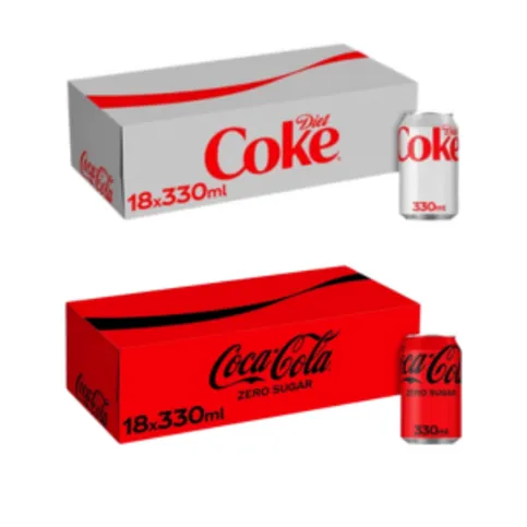 Coca Cola Zero / Diet Coke 12x330ml - £6.99