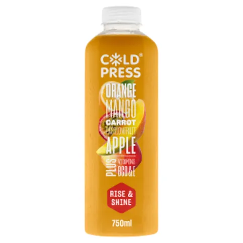 Coldpress Orange, Mango, Carrot, Passionfruit, Apple Rise & Shine 750ml