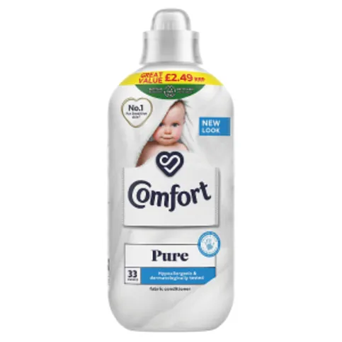 Comfort  Fabric Conditioner Pure 33 Wash 990 ml