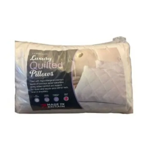 Comfytex Luxury Quilted Pillows Twin Pack