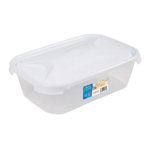 Wham Rectangular Food Storage White Container 1.6L