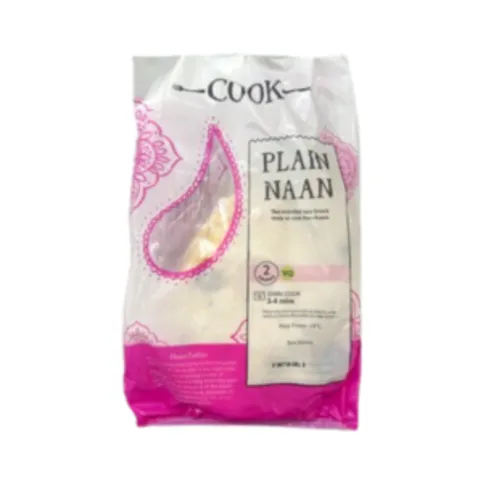 Cook Plain Naan 2 Pack 150g