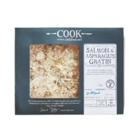 Cook Salmon Asparagus Gratin 370g