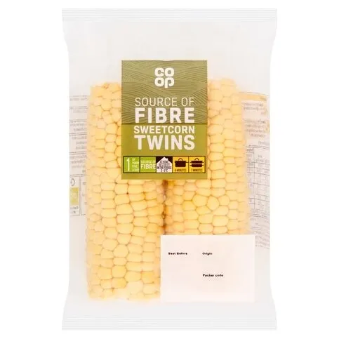 Coop – 2x Sweetcorn Cobs