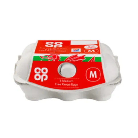 Co Op 6 Welsh Medium Free Range Eggs