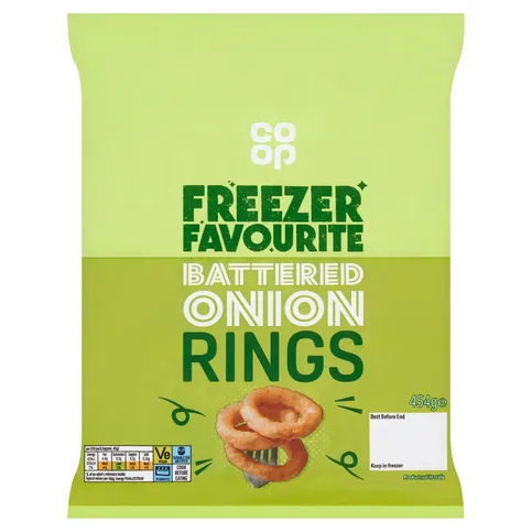Co-Op Battered Onion Rings 454g