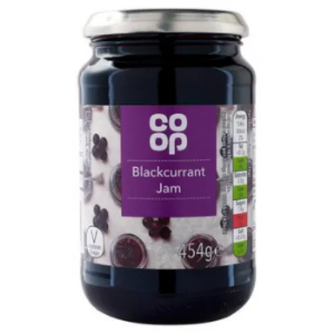 Co-op Blackcurrant Jam 454g
