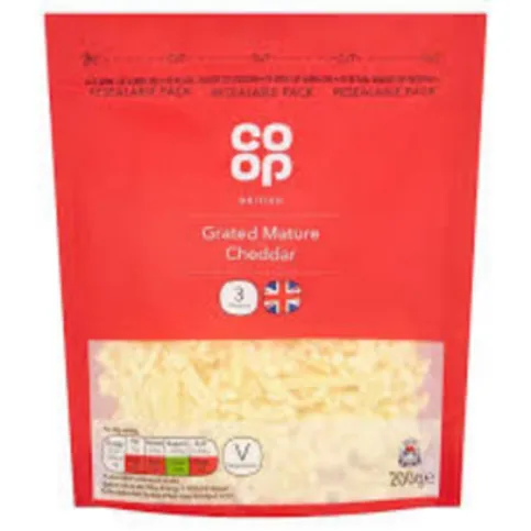 Co-op Grated Mature Cheddar 250g