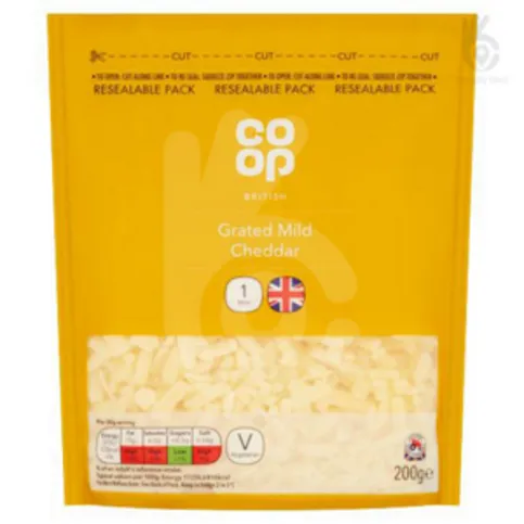 Co-op British Grated Mild Cheddar 240g