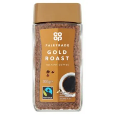 Co-op Fairtrade Gold Roast Instant Coffee 100g