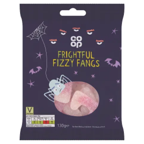 Co-op Frightful Fizzy Fangs 130g