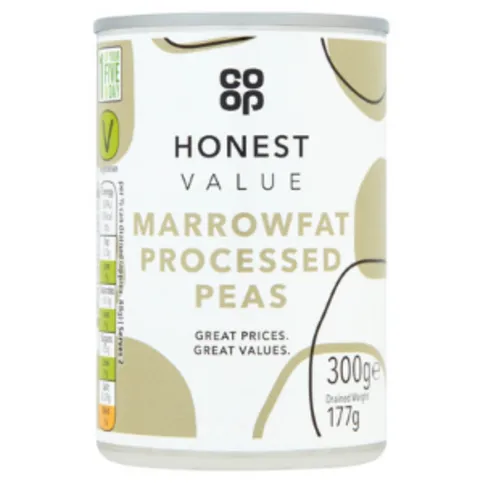 Co-op Honest Value Marrowfat Processed Peas 300g