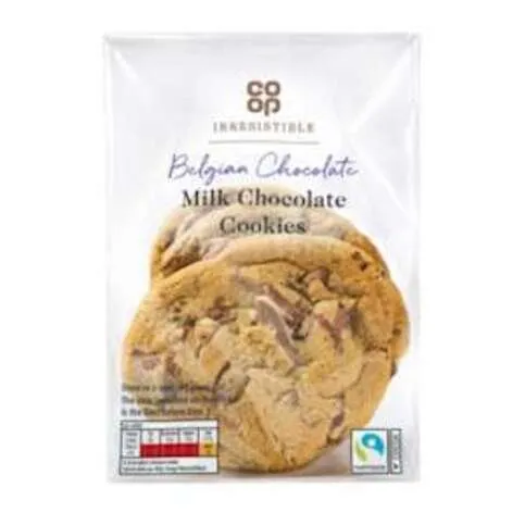 Co Op Irresistible Milk Chocolate Cookie 4 Pk