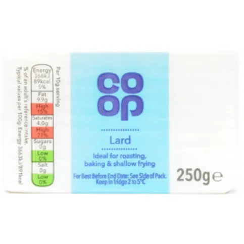 Co-op Cook's Kitchen Lard 250g