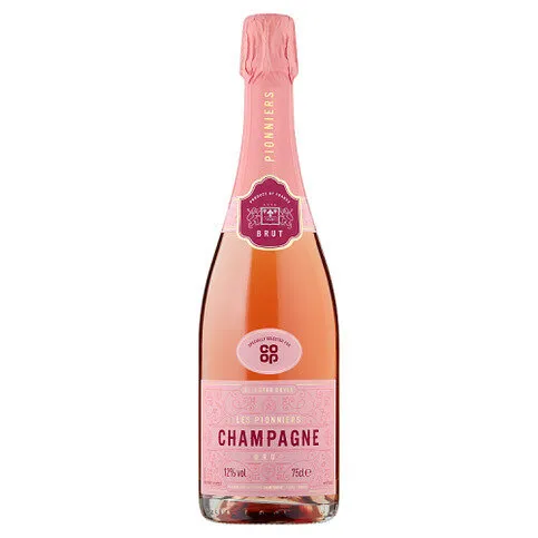 Co Op Les Pionniers Rose Nv Champagne 75cl