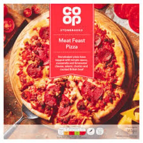 Co Op Stonebaked Meat Feast Pizza 335g