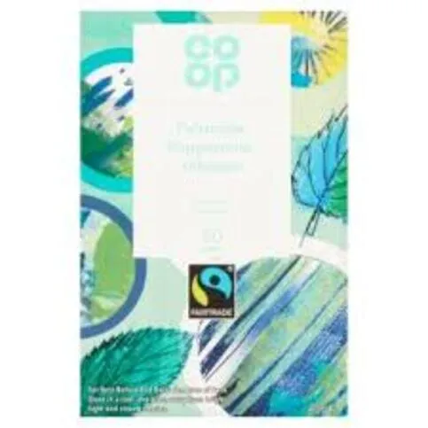 Co-op Fairtrade Peppermint Infusion 20 Tea Bags 40g