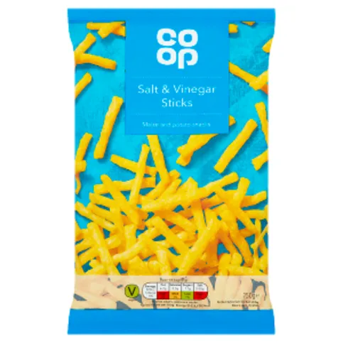 Co Op Salt & Vinegar Sticks 150g
