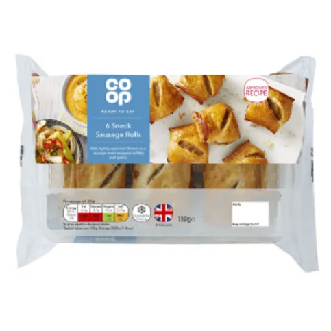 Co-op 6 Sausage Rolls 330g