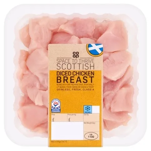 CP Sco Diced Chicken Breast 400G