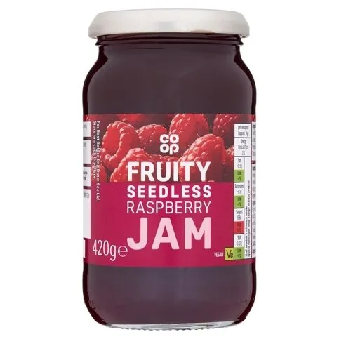 Coop - Seedless Raspberry Jam, 420g